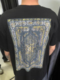 Siyah Halı Detaylı Oversize Tshirt