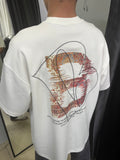 B Nakışlı Oversize Tshirt