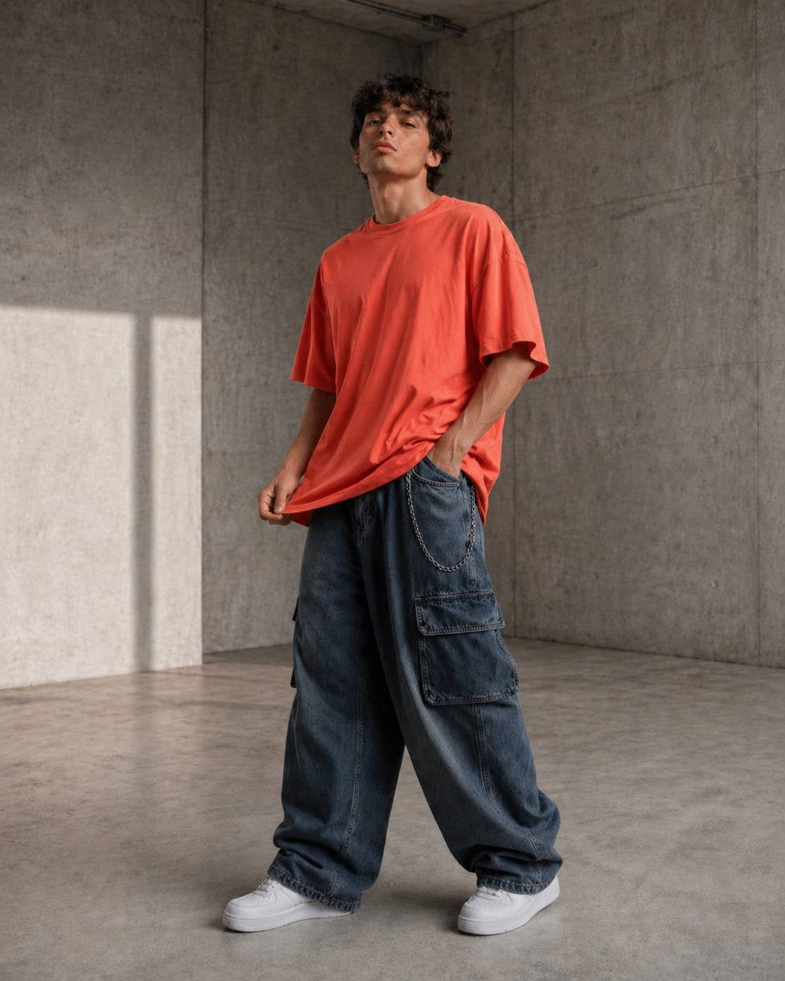 Orange Oversize T-shirt