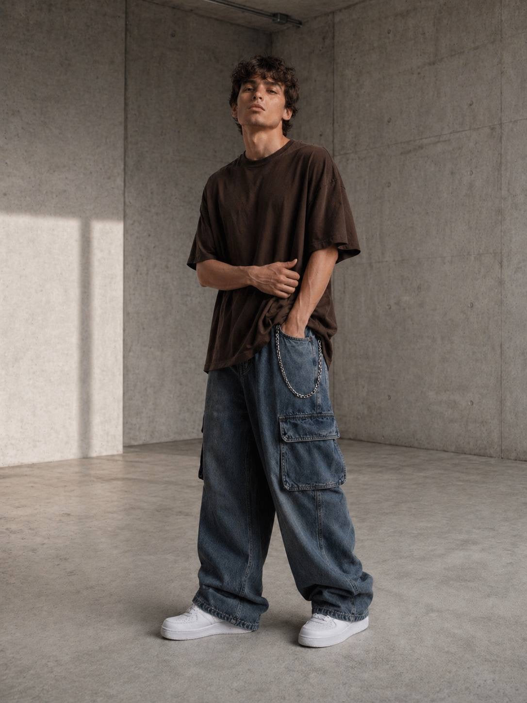 Kahve Oversize T-shirt